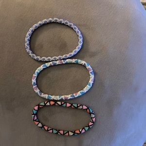 Lily and Laure ankle bracelets